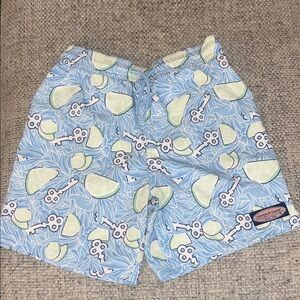 Vineyard Vines Key Lime Blue Swim Shorts